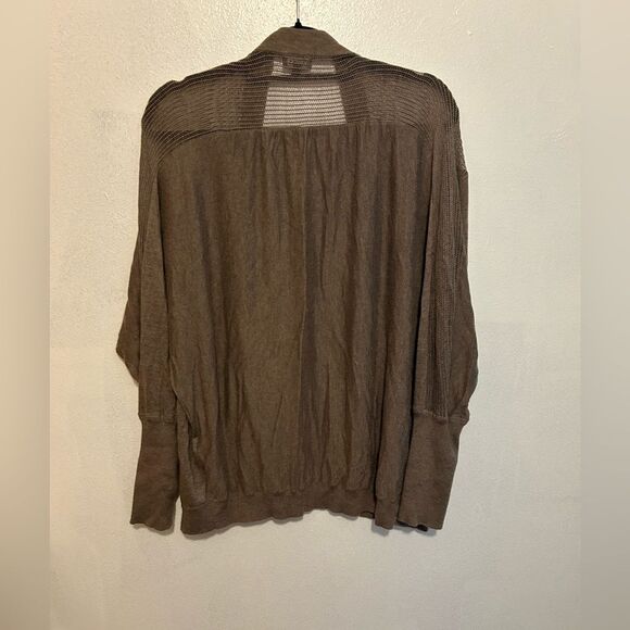 Express Cashmere Cardigan tan size Large - Picture 3 of 8